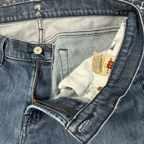 Y2K 7 For all mankind Bermuda Shorts Denim 34 - Picture 5 of 7